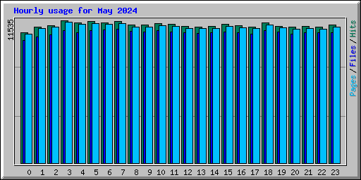 Hourly usage for May 2024